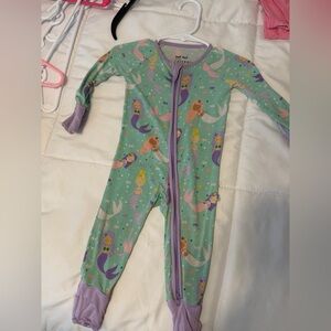 Little Sleepies Pastel Mermaid Bamboo Pajama